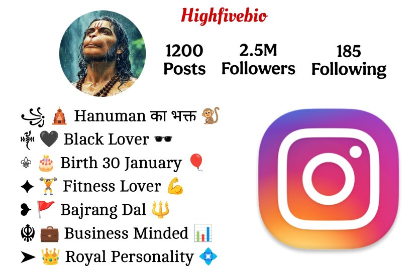 Bajrang Dal Bio for Instagramย