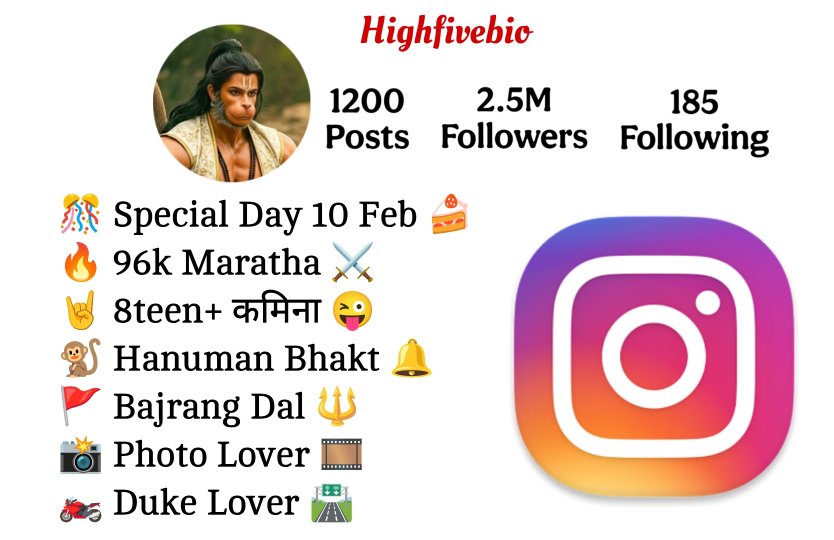 Bajrang Dal Bio for Instagramย