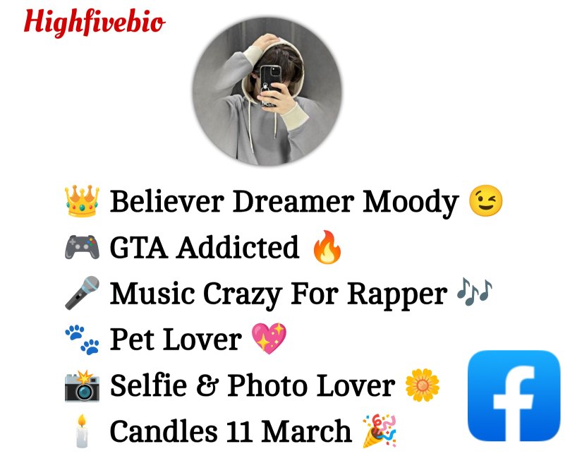 Facebook Bio For Boys