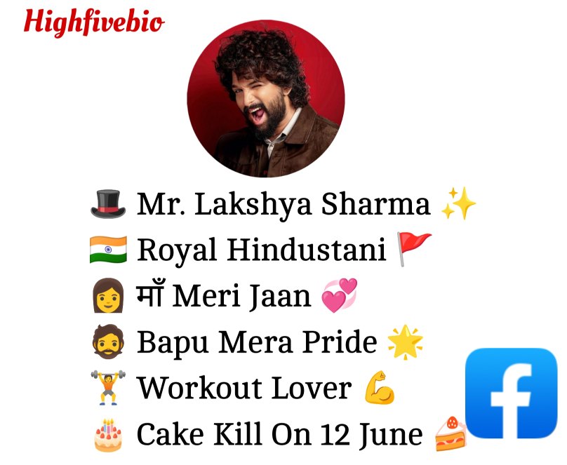 Facebook Bio For Boys