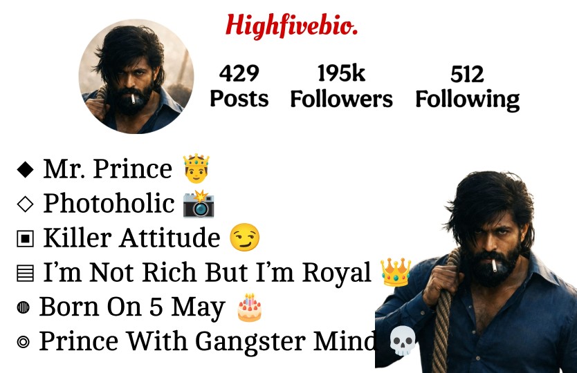 Gangster Bio For Instagram