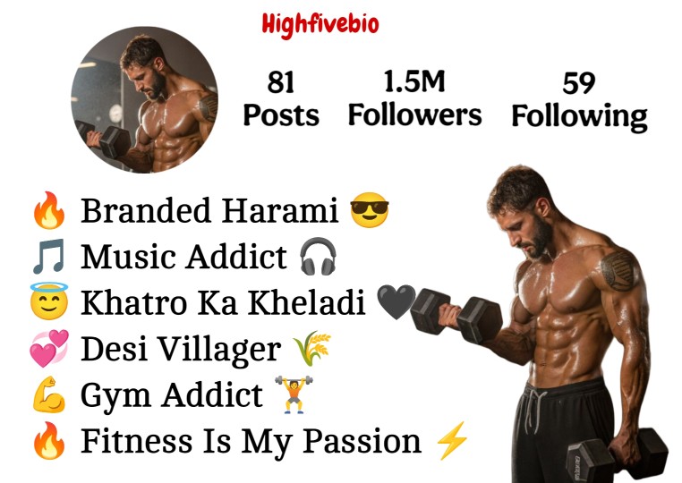Gym Bio For Instagram