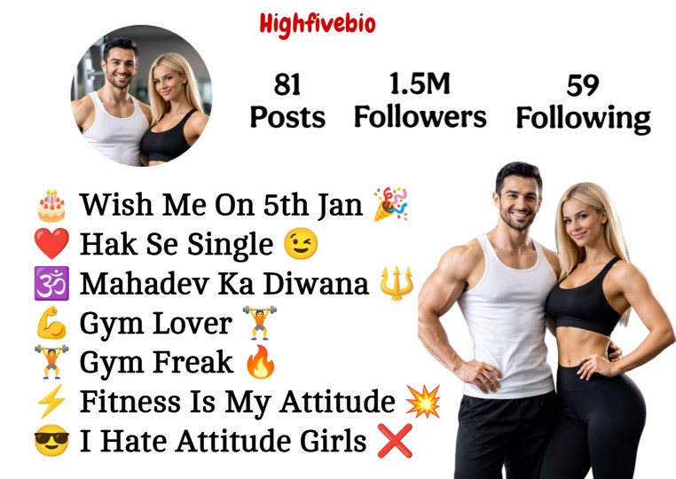 Gym Bio For Instagram