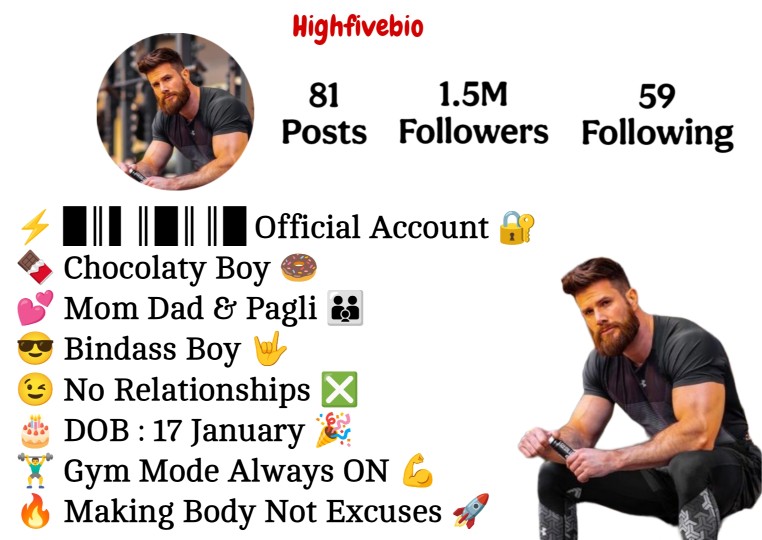 Gym Bio For Instagram