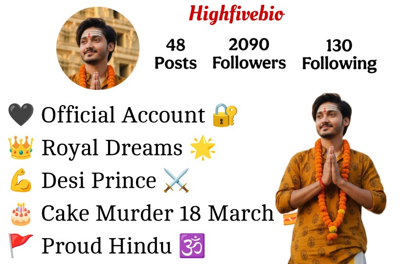 Hindu Bio For Instagram