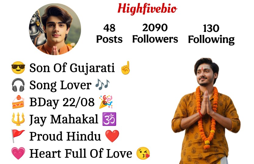Hindu Bio For Instagram