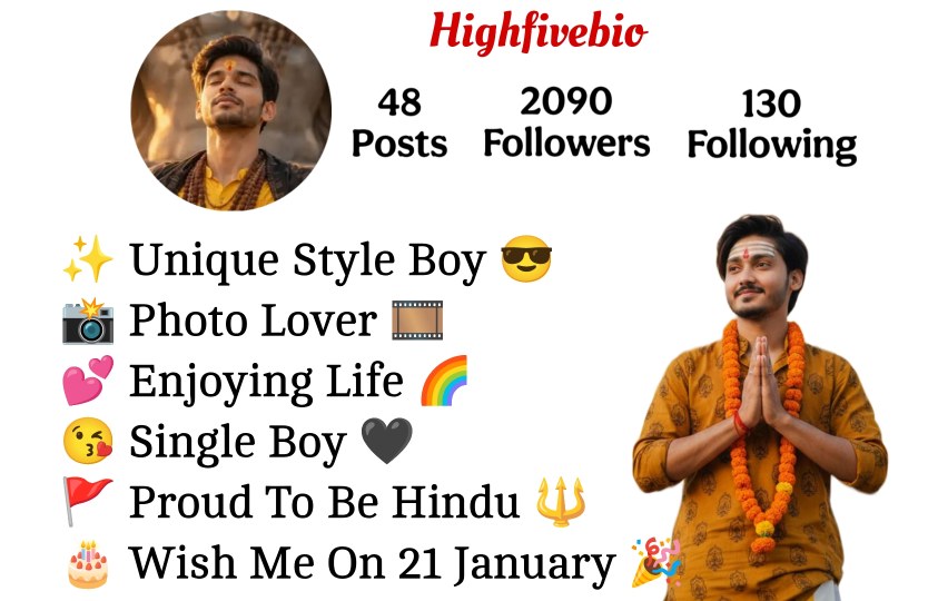 Hindu Bio For Instagram