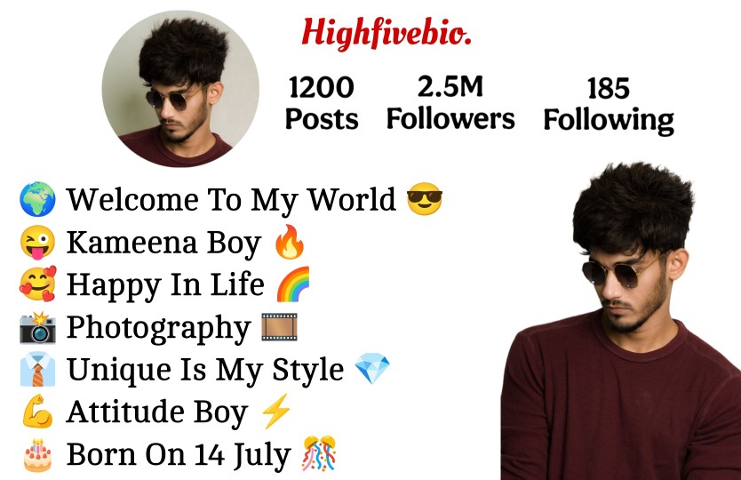 Instagram Bio For Boys