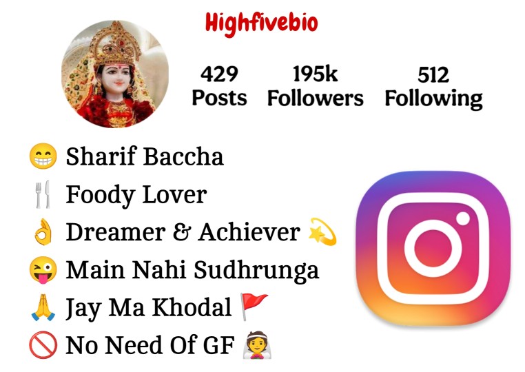 Maa Khodal Bio For Instagram