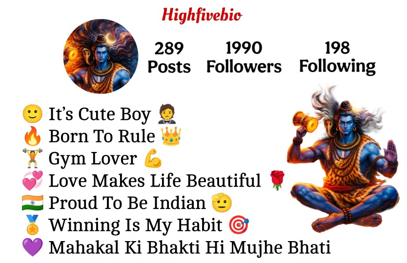 Mahakal Bio For Instagram