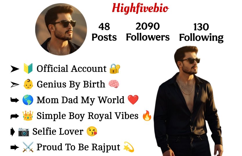 Rajput Bio For Instagram